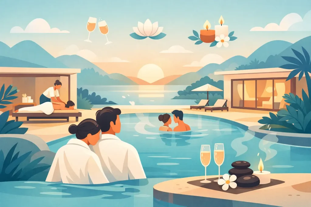 Exclusive spa stay for couples: cosa conta