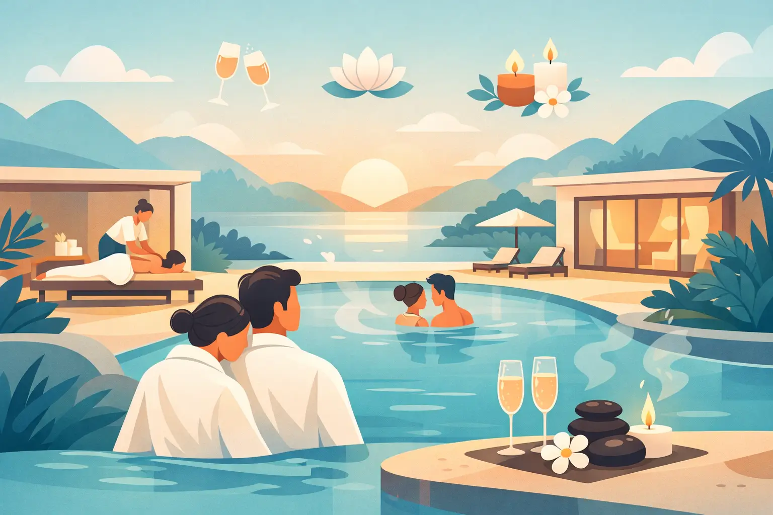 Exclusive spa stay for couples: cosa conta
