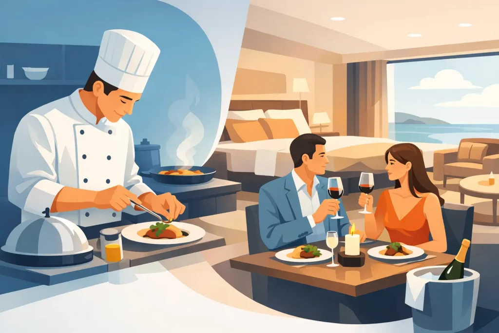 Private chef suite experience: cosa cambia