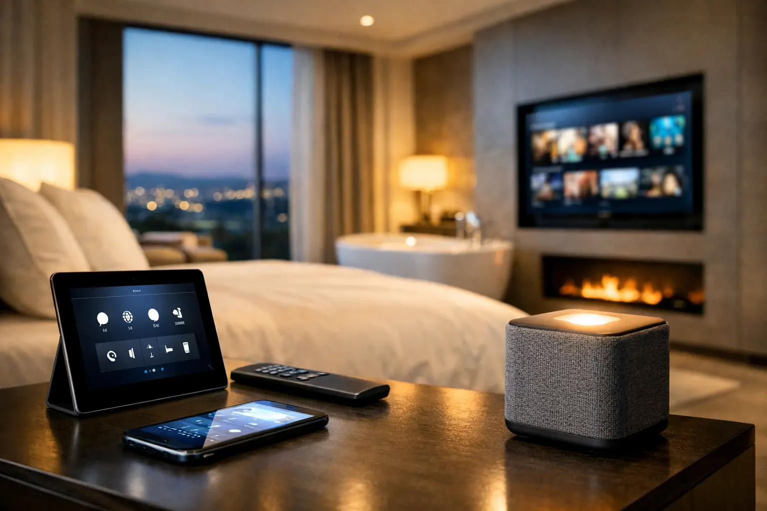 High tech amenities in luxury stays oggi