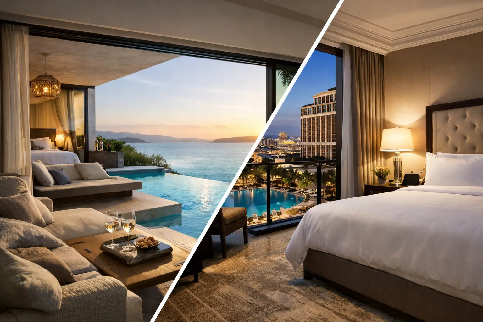 Private suite vs luxury hotel: cosa cambia