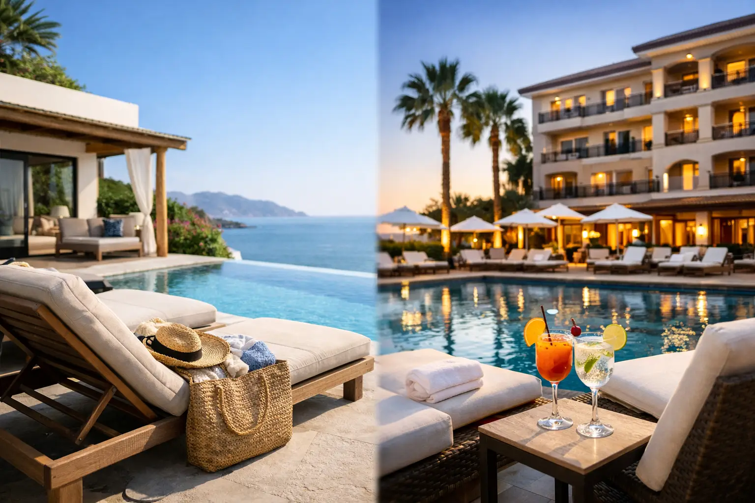 Private villa vs luxury hotel: cosa cambia