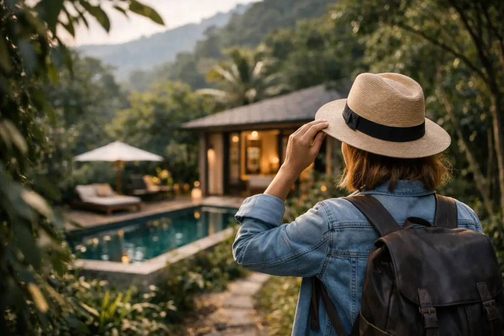 Why do travelers choose hidden address stays?