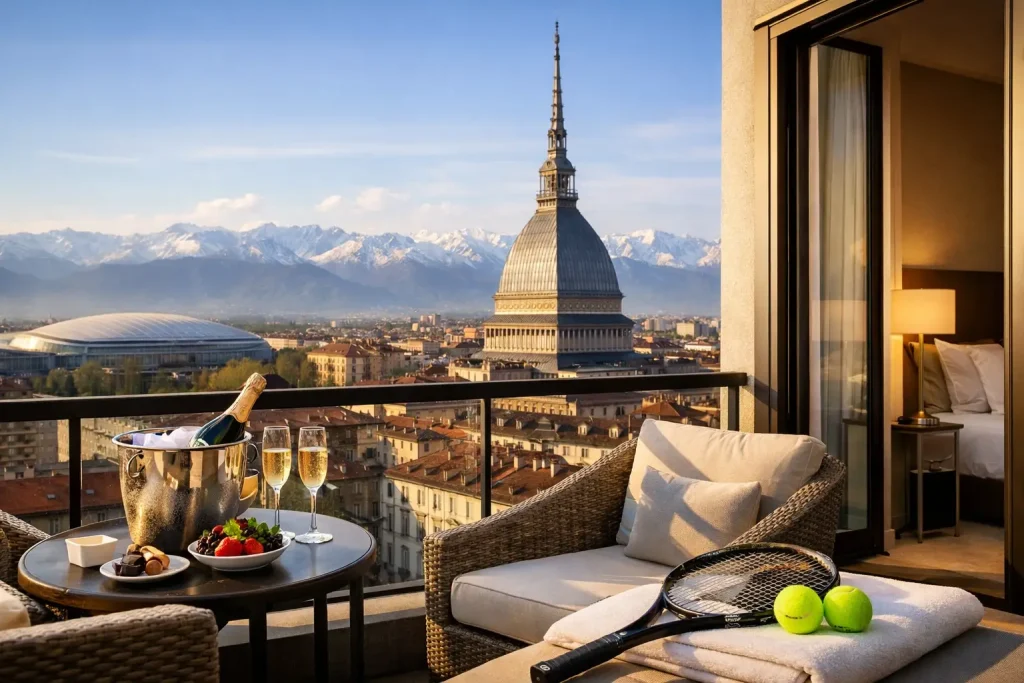 ATP Finals 2026 luxury stay a Torino