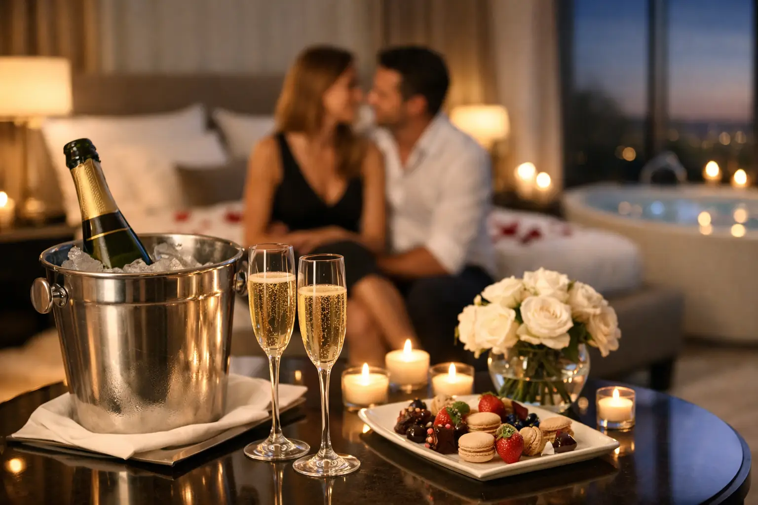 Luxury birthday stay example for two: idea esclusiva
