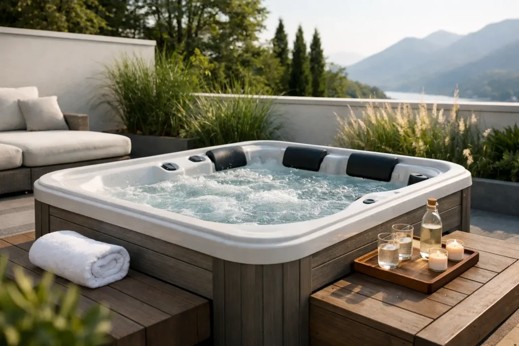 Recensione mini piscina idromassaggio privata