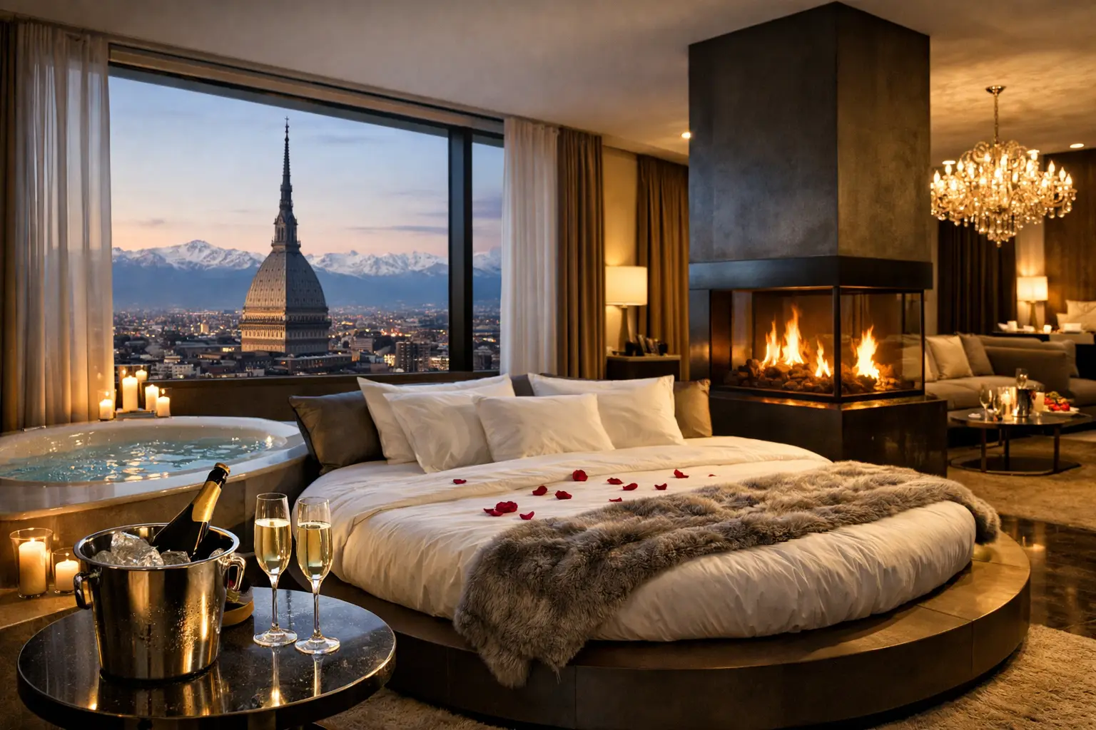 La suite più esclusiva di Torino per coppie VIP