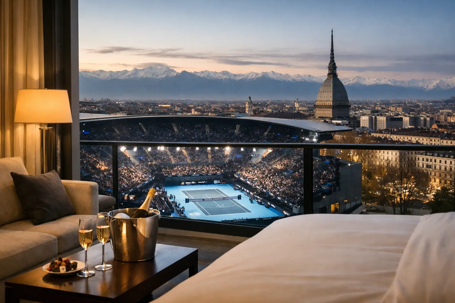 Prenota una suite di lusso durante le ATP Finals a Torino