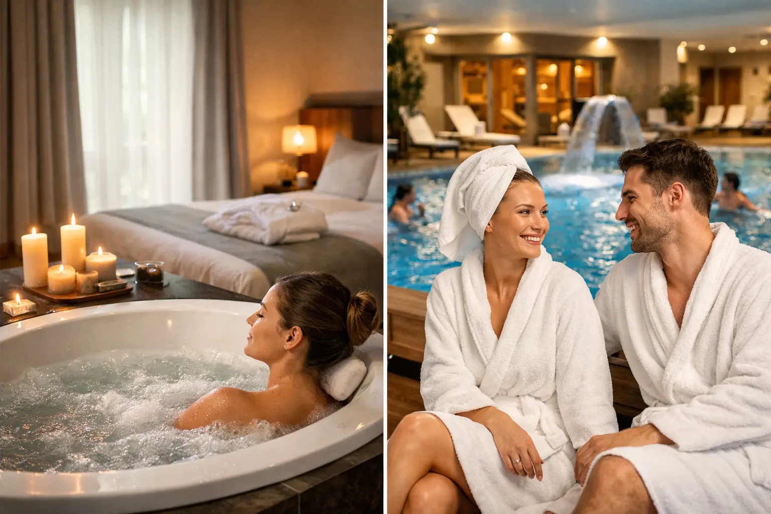 Spa in camera vs centro benessere: cosa scegliere