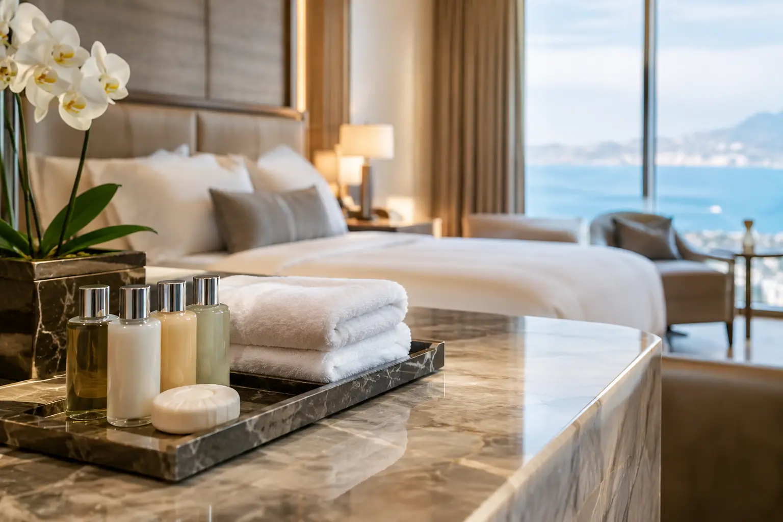 Le migliori amenities in una luxury suite