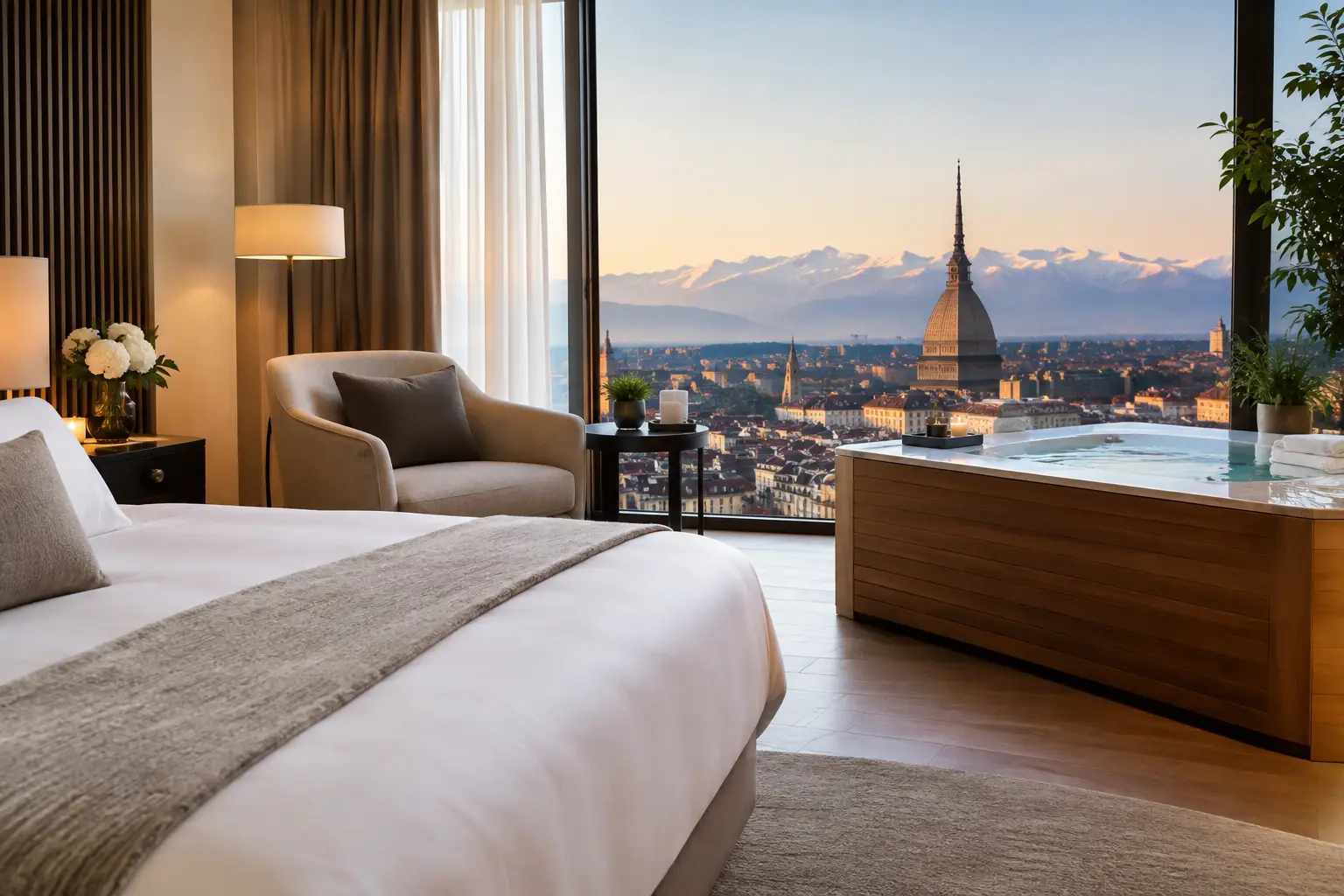 Suite de luxe a Torino: privacy, design e wellness