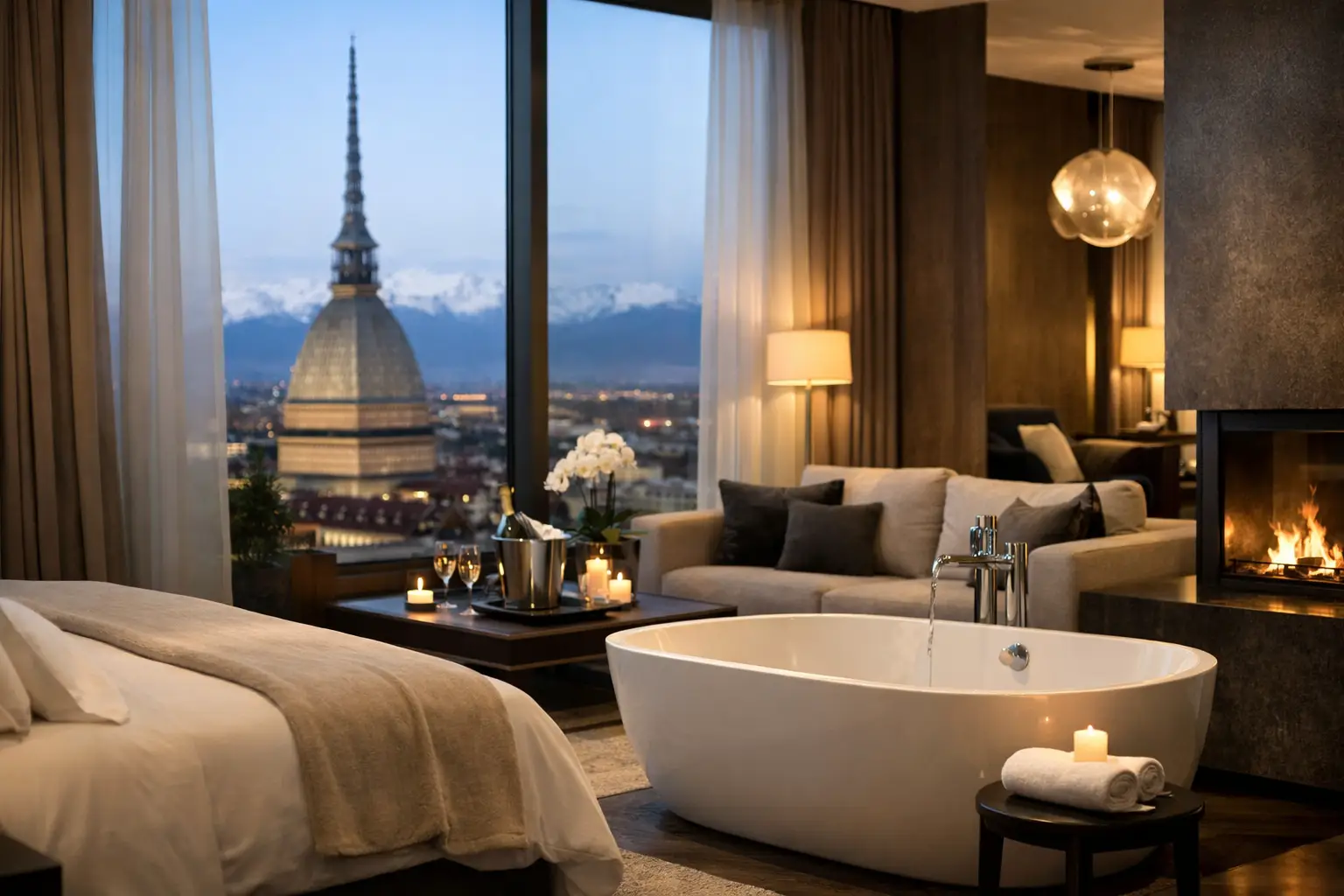 Suite lusso Torino: privacy e design ShangriLux
